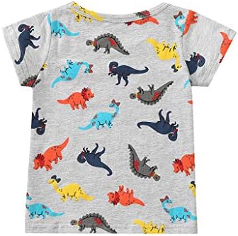 Облекло с Динозавром, Детски Тениски с Анимационни Герои За Момичета, Тениска С Къс ръкав За Малки Момчета, Блузи, Облекла За Момчета