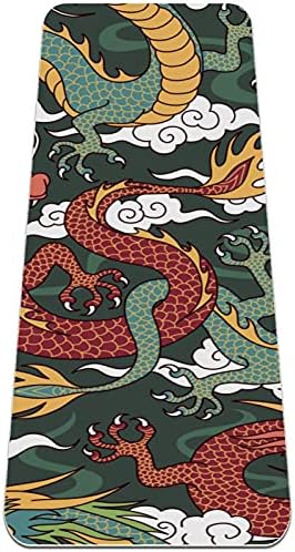 Siebzeh Традиционен китайски килимче за йога премиум-клас на Dragon, в Екологично Чист Гумена подложка за здраве и фитнес, Нескользящий мат за всички видове упражнения, й?
