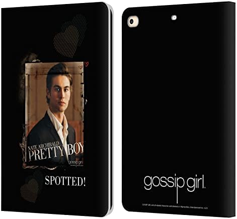 Дизайн на своята практика за главата Официално Лицензиран от Gossip Girl Нейт Graphics Кожен Калъф-книжка-джобен формат и е Съвместим с Apple iPad 9.7 2017 / iPad 9.7 2018