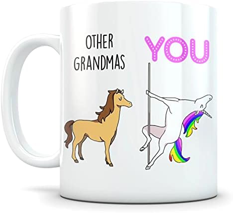 Подаръци за баба - Коледни подаръци за баба - Подаръци за баба - Забавен подарък за баби на внуци - Бабини подаръци за бъдещите баби - Чаша с 11 грама