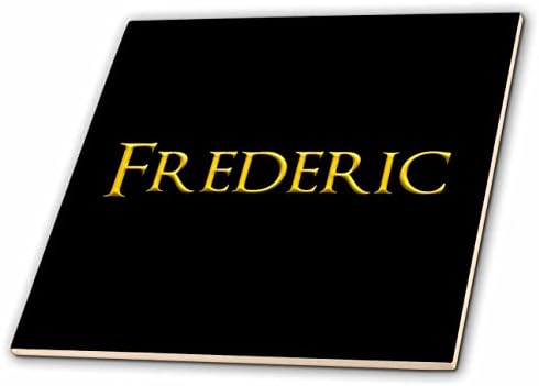 3дРоуз Фредерик - красиво име за момче в Америка. Жълто към черно - плочки (ct_353896_1)