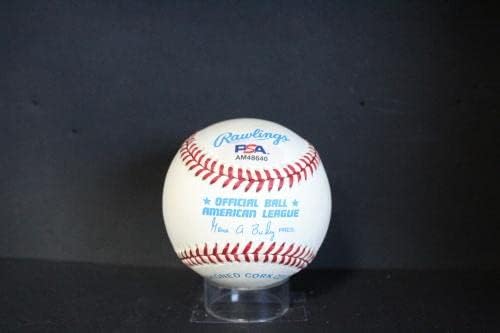 Брукс Робинсън с автограф (HOF 82) Бейзболен Автограф Auto PSA/DNA AM48640 - Бейзболни топки с автографи