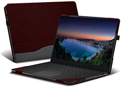 Калъф Heycase, съвместим с 14-инчов лаптоп от серията VivoBook Flip 14 TP410UA TP410UR TP401CA TP401NA/VivoBook S14 S410 S410UA S410UQ/ Asus Q405UA/ZenBook Flip 14 UX461UN UX461UA, червен