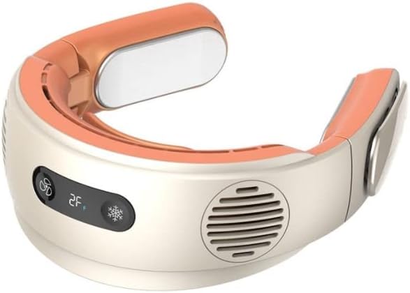 LOMACO Голо Окачен Вентилатор за охлаждане на шията Външен Преносим Сгъваем USB Мини Вентилатор, Окачен Уреда За охлаждане на шията (1)