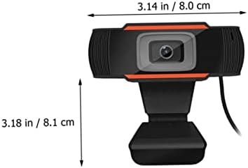 Mobestech 1 бр. Компютърна Камера USB Камера на Бизнес-Помещение за лаптоп за Компютър, Видео Камера Компютърна Уеб камера Компютърна Уеб камера Уеб камера с микрофон, Кам