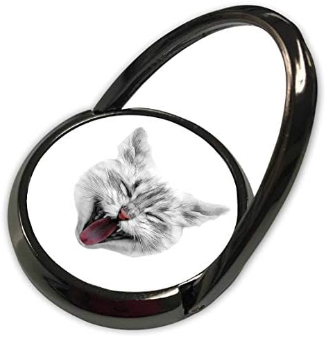 Дизайн 3dRose Alexis - Забавни котки - Забавен таби на Глас се смее. Позитивен и забавен подарък за всеки - Телефонно