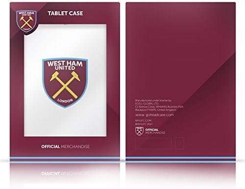 Дизайн на седалките за главата Официално лицензиран Третият комплект Уест Хям Юнайтед 2022/23 Герб Kit Кожен Калъф-книжка-джобен