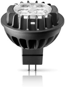 Scatter лампа Philips LED MR16 с регулируема яркост на светлината 15 градуса Airflux: 380 Лумена, 2700 Кельвинов, 7 W (еквивалент 35w), двухконтактное основа GU5.3, бледо-бял, 1 опаковка.
