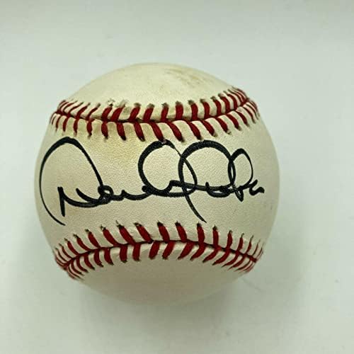 1996 Нов Дерек Джитър подписа Официален договор с JSA COA Американската лига бейзбол - Бейзболни топки с автографи