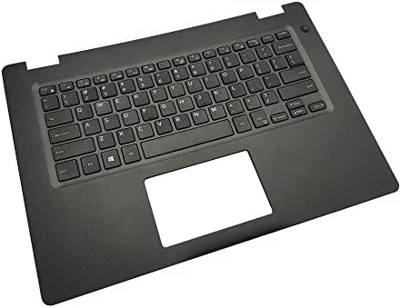 Клавиатура за лаптоп, Съвместима за Dell Latitude E3490 3490 073TX6 00WFXM 0MMC2D, АМЕРИКАНСКА Подредба с Поставка за ръцете, Горната част на Капака, Корпус с Подсветка, Без дупка за пал