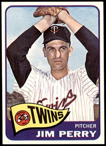 1965 Topps 351 Джим Пери Миннесотские близнаци (Бейзболна картичка) NM / MT + Близнаци