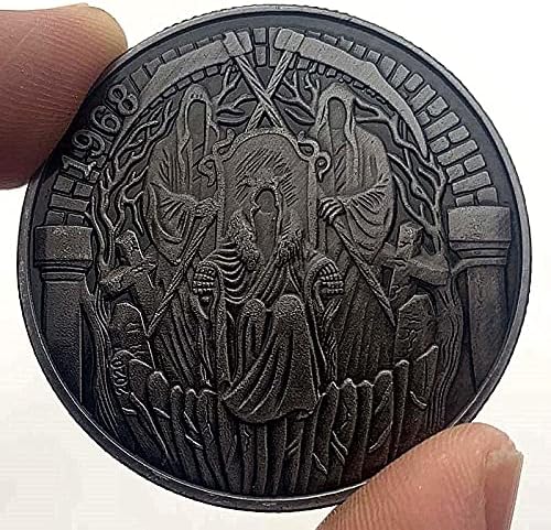 1968 на Американската игра престола на Сребърен медал от никел 2020 Монета на Хелоуин Възпоменателна монета