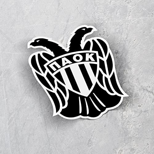 ФК ПАОК-Гърция Футбол Vinyl Стикер С логото на Футболен клуб Стикер Върху Бронята на Колата - По-Дълга Страна 5