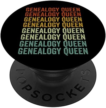 Генеалогия на Кралицата Генеалогия Генеалогист Кралица PopSockets С възможност за смяна на PopGrip