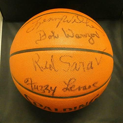 1991 Баскетболен клуб Ню Йорк подписа договор с HOF Induction Редом Хольцманом Нейтом Арчибальдом w/ JSA COA - Баскетболни