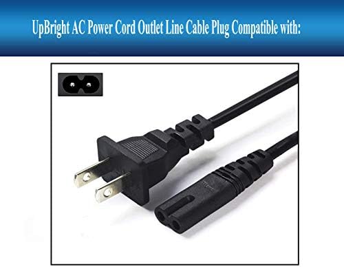UpBright Нов захранващ кабел за променлив ток в Контакт, Кабел с щепсел, който е Съвместим с Ryobi Cordless 40V 40Volt Литиево-йонна батерия OP4026 и Зарядно устройство OP400