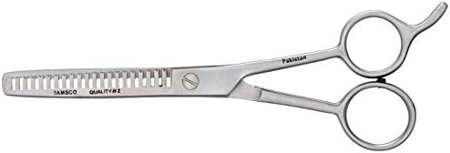 Филировочные ножици TAMSCO от естествена японска неръждаема стомана, Двойно острие, 20 на 20 зъби, нож с дължина 6,5