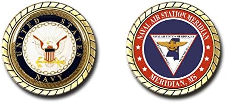 Монета Meridian Challenge военноморската Авиобаза - Официално Лицензирани