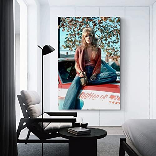 Художествен плакат на Певеца Стиви Никс 70-те години, Плакат, Декоративна Живопис с маслени бои, Платно, Стенни Плакати