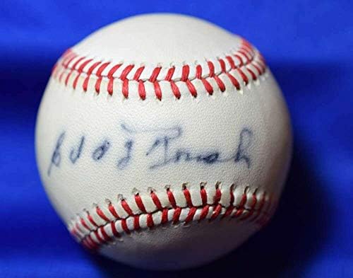 Edd Руш, главен изпълнителен директор на JSA, автограф, Член на Борда на Американската лига бейзбол с Автограф от ръката