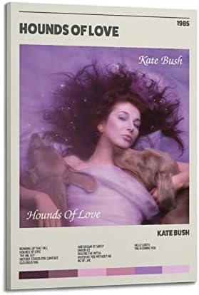 Плакат XIAOMa на Кейт Буш Хрътките любов, 1985, Корица на албума, Плакат, Декоративна Живопис с маслени бои, Платно,