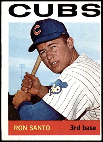 1964 Topps 375 Рон Санто Чикаго Къбс (Бейзболна картичка) VG/БИВШ Къбс