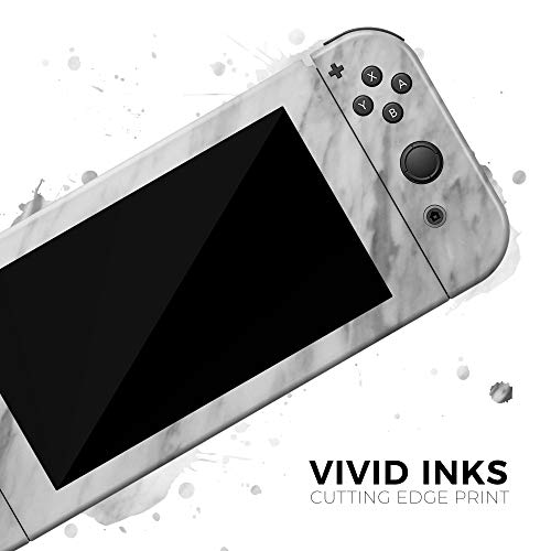 Дизайн Skinz - Съвместима с конзолата на Nintendo Switch + Joy‑Con - Стикер на кожата, Устойчиво На надраскване Свалящ се Vinyl обвивка - Шисти мраморна повърхност V10
