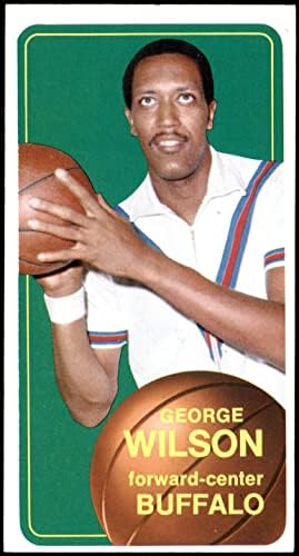 1970-Добрият играч № 11 Джордж Уилсън Бъфало Брейвз-BskB (Баскетболно карта) в Ню Йорк Брейвз-BskB Синсинати