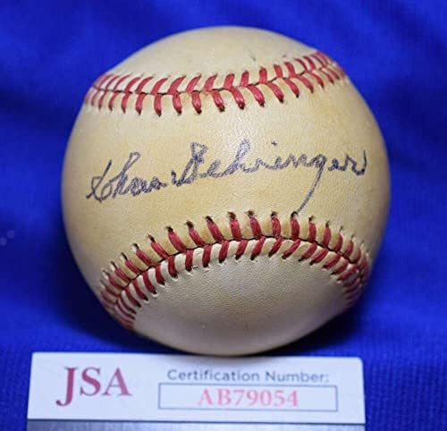 Чарли Герингер, главен изпълнителен директор на JSA, Автограф на Американската лийг бейзбол с Автограф OAL - Бейзболни