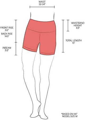 Спортни къси панталони Скоростта с Висока талия, които Предпазват от Клекове, за Жени