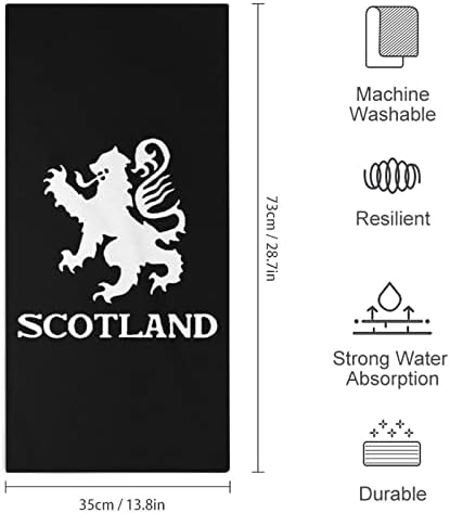 Лъв Необуздан Шотландия, Шотландски Кърпи За Ръце От Микрофибър Супер Впитывающее Бързосъхнеща Кърпа Гъба