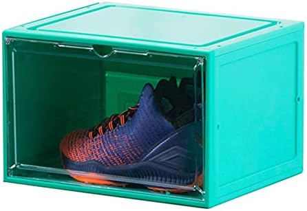 Купищата ZSFBIAO, Кутия За Съхранение на Маратонки С Магнитната Страна, Открит Прозрачен Калъф За Съхранение на Обувки, Удебелена Пылезащитная а обувките Кутия За Съх?