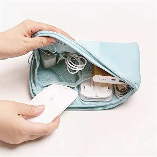 DLOETT Кутия За Съхранение на Зареждане на мобилен телефон Косметичка Кабелна Чанта за Преносим Дигитален Органайзер Калъф За Притурка