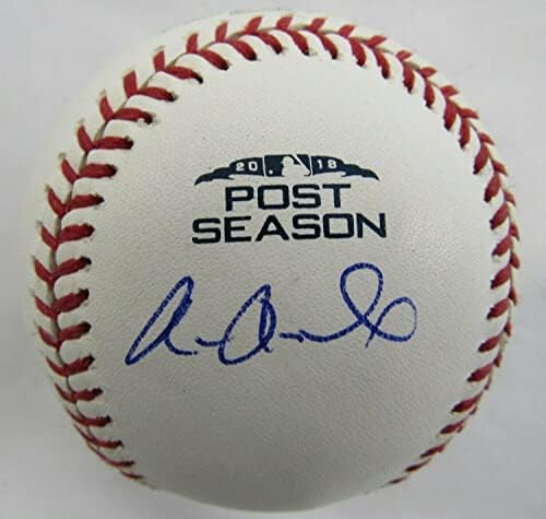 Рон Rennicke Подписа Автограф Rawlings 2018 След сезона Бейзбол B96 - Бейзболни Топки С Автографи