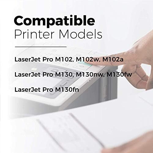 Подмяна на съвместим тонер касета MYCARTRIDGE за HP 17A CF217A M102w M130nw Тонер-касета с чип, Подходящи за HP MFP M130fw Pro M102w M130fn M130a M102a Laserjet Printer