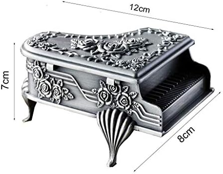 Кутии за Бижута QTT Декоративен Ретро Бижута В Античен Метален Органайзер За Бижута от Метал, Цветен Надпис Ковчег за