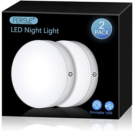 Акумулаторни лампи Ferswe, Сензорни Нощни осветителни тела с регулируема яркост и по-голяма батерия с капацитет 1000