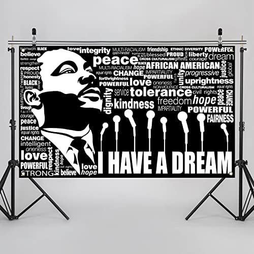 Мартин Лутър Кинг - младши . Дневните Украшения Имам Фон Мечти MLK Дневен Декор Афроамериканские Украса за Мир и Любов