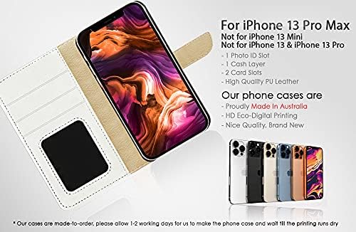 Бижутериен набор от True Love Pty за iPhone 13 Pro Max, Дизайнерски Калъф-портфейл с панти капак за телефон, A23001 Зелено