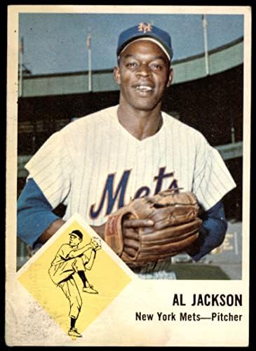 1963 Fleer # 48 Ел Джаксън Ню Йорк Метс (Бейзболна картичка) ДОБРИ Метс