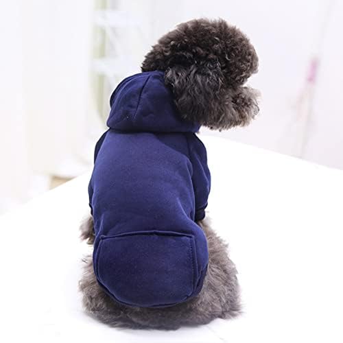 Ruio Облекло за кутрета с джоб Есенна hoody с качулка за момичета-кученца Средно топлина, облекло за кучета с джоб за