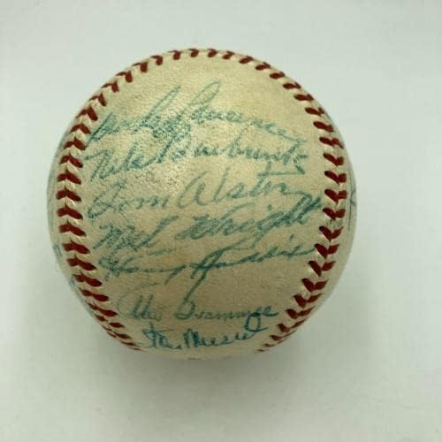 1955 Екипът на Сейнт Луис Кардиналс е Подписан договор с Националната купа бейзбол PSA DNA COA - Бейзболни топки с автографи