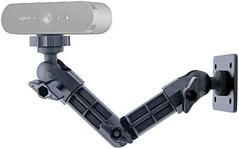 Закопчалка за уеб камера AceTaken Brio, Стенен държач за Съвместими с Logitech C920s C925e C922x C920 C930e C615 Brio