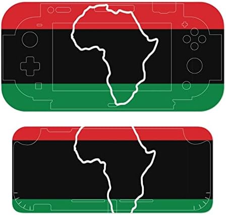Афроамериканские Знамена Термоаппликационные Етикети Покриват Защитно предната панел на Кожата за Nintendo Switch