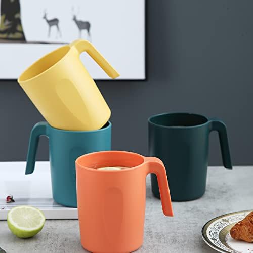 Набор от пластмасови чаши Kyraton, 8 позиции, Нечупливи и за многократна употреба, Леки чаши за Кафе за пътуване, чаши за еспресо, които са лесни за носене и за почистван?