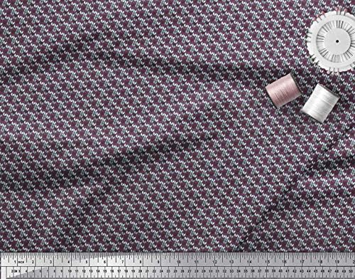 Памучен трикотажная плат Soimoi, филтър за декориране на тениски в коледна елха, печатни парцела ширина 58 см